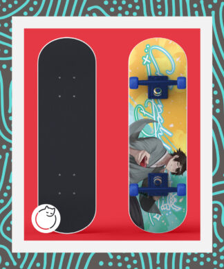 Three various Knives Blades with Manga anime Eyes Abstract Hand Outdoor  Skateboard Longboards 31